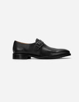Zapato Formal Hebilla Hombre Cuero Monk Strap Laurence Negro