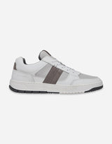 Bullboxer Zapatillas Hombre Urbanas Cuero Y Textil Lochem-0-05 Blanco