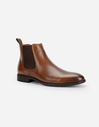 Botines Hombre Chelsea Cuero Londoner-6-06 Brandy
