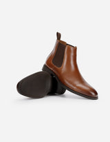 Botines Hombre Chelsea Cuero Londoner-6-06 Brandy