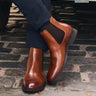 Botines Hombre Chelsea Cuero Londoner-6-06 Brandy