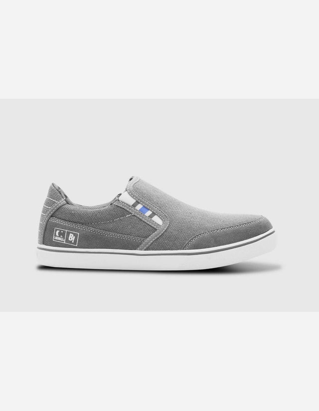 Zapatillas Hombre Slip-On Textil Malibu-3-91-Gris