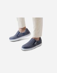 Zapatillas Hombre Slip-On Textil Malibu-3-95-Azul