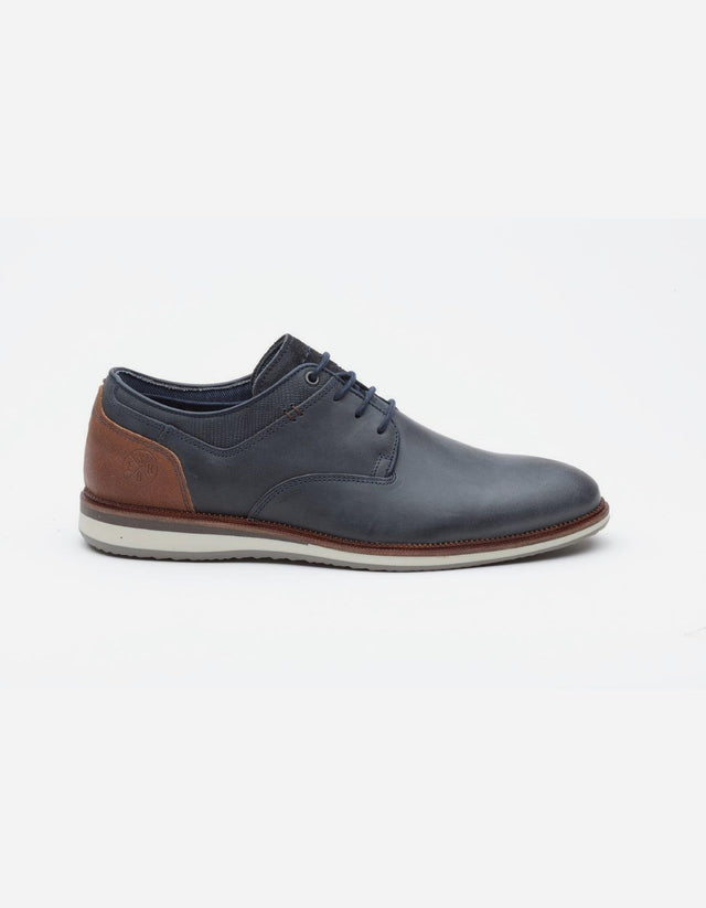Zapatos Hombre Cuero Manhattan-0-35 Azul
