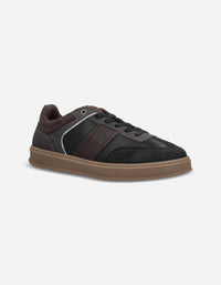 Zapatilla Urbana Hombre Cuero Meppel Negro Bullboxer