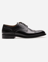 Zapatos Hombre Formales Magno Suela Cuero Hecho En Italia Modena-0-04 Negro