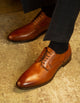 Zapatos Hombre Formales Suela Cuero Magno Montenapoleone-0-10 Brandy