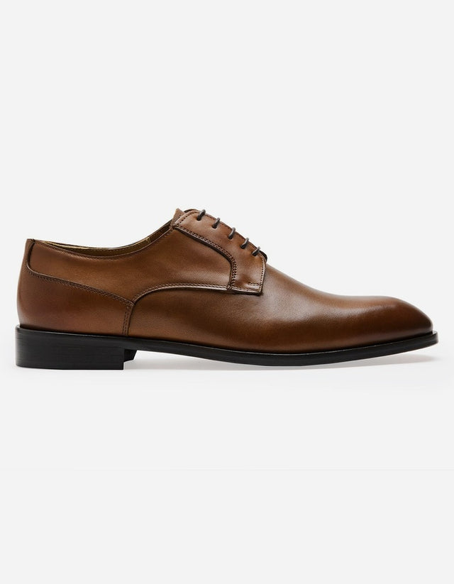 Zapatos Hombre Formales Suela Cuero Magno Montenapoleone-0-10 Brandy