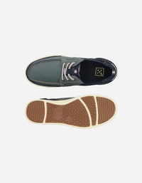 Zapatos Hombre Cuero Muelle-0-06-Azul