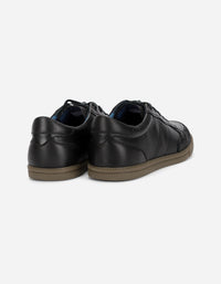Zapatilla Urbana Hombre Cuero 24 Flex Muelle Negro