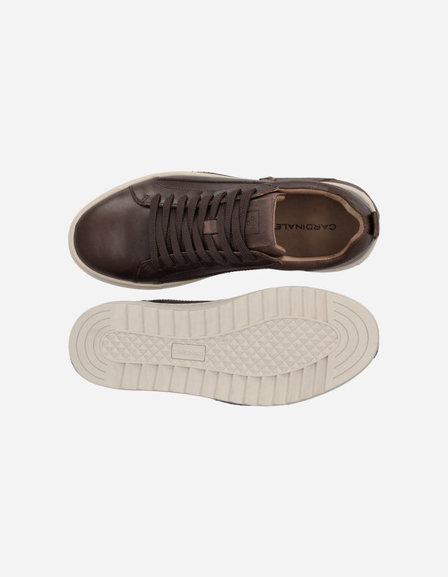 Zapatillas Urbanas Hombre Cuero Nigel Café
