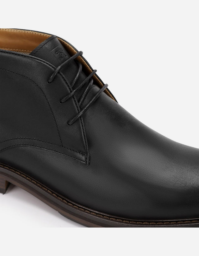 Botines Hombre Cuero Norbury-6-01 Negro