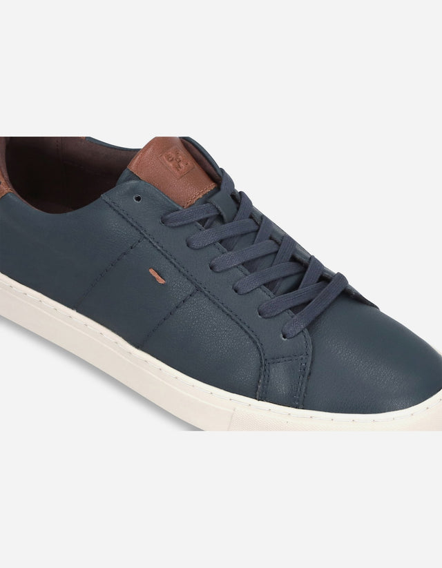Zapatillas Urbanas Hombre Cuero Nordville-0-01 Azul