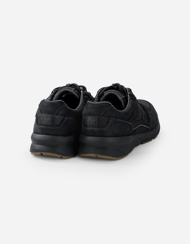 Zapatillas Hombre Cuero Norwest-0-03 Negro