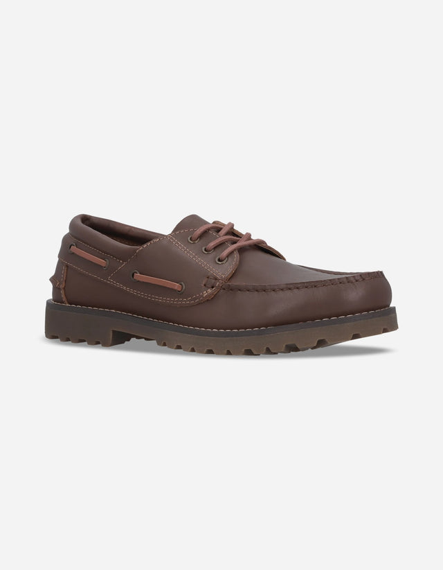 Zapatos Hombre Cuero Oakville-0-02 Café