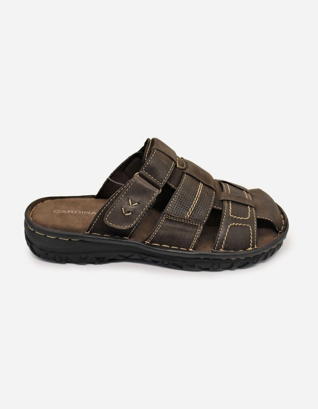 Sandalias Hombre Cuero Ocoa-9-12 Café