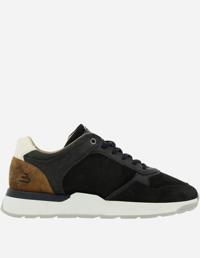 Bullboxer Zapatillas Hombre Cuero Y Textil Omis-0-73 Azul