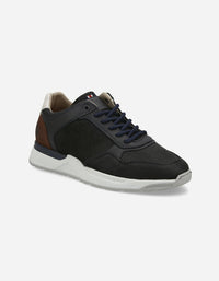 Bullboxer Zapatillas Hombre Cuero Y Textil Omis-0-73 Azul