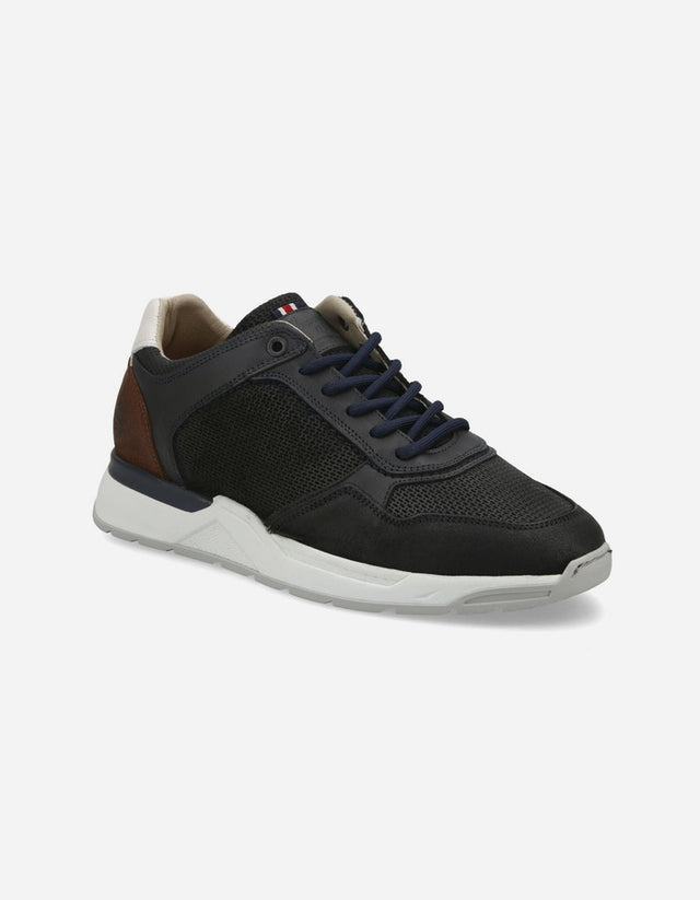 Bullboxer Zapatillas Hombre Cuero Y Textil Omis-0-73 Azul