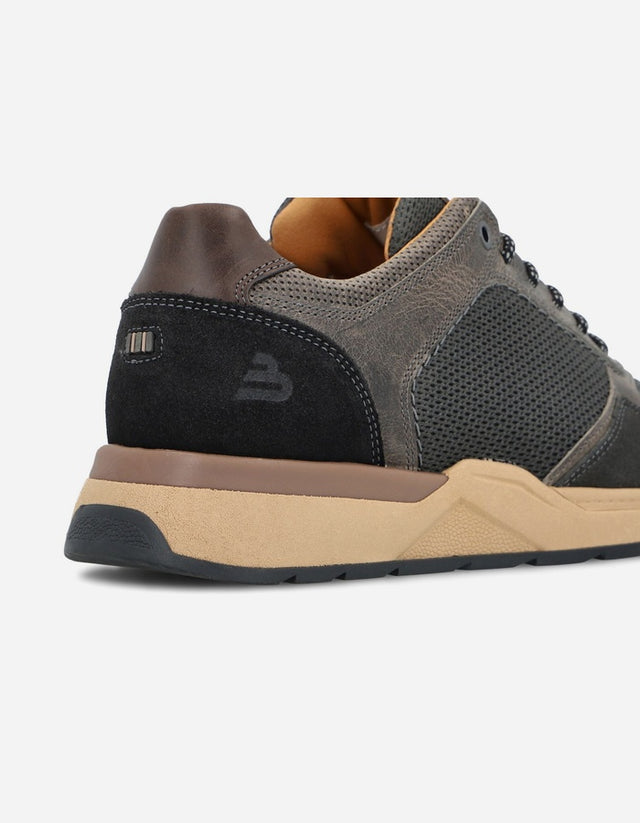 Bullboxer Zapatillas Hombre Cuero Omis-0-73 Gris