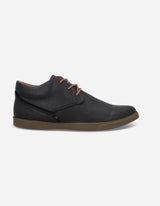 ZAPATILLAS HOMBRE CUERO CAÑA ALTA OPORTO-6-06-NEGRO
