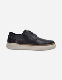 Zapatillas Zapato Casual Hombre Diseño Versatil Cuero Orbit-0-11 Azul Bullboxer