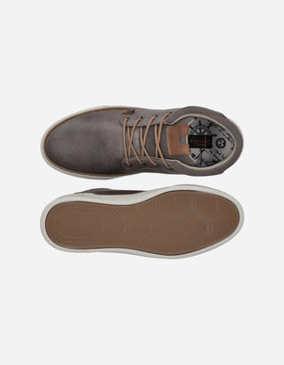 Zapatillas Hombre Caña Alta Cuero Orbit-6-10 Gris Bullboxer