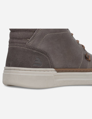 Zapatillas Hombre Caña Alta Cuero Orbit-6-10 Gris Bullboxer