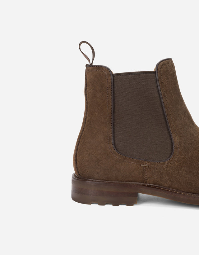 Botines Chelsea Hombre Cuero Ottsville Café