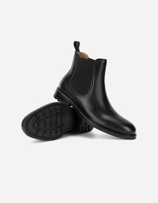 Botín Chelsea Formal Hombre Cuero Ottsville Negro