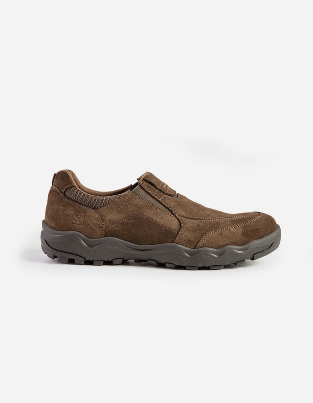Zapatillas Hombre Slip-On Cuero Paine-3-04 Taupé