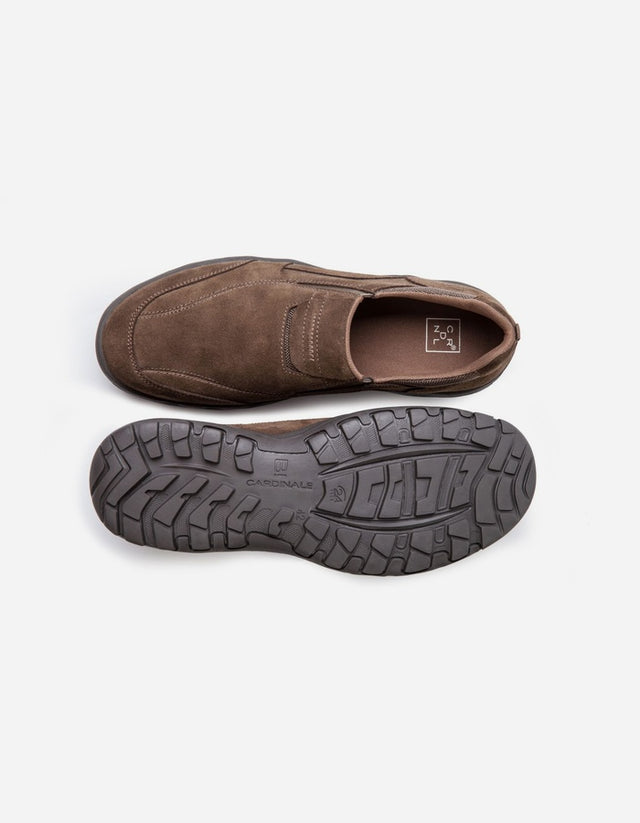 Zapatillas Hombre Slip-On Cuero Paine-3-04 Taupé