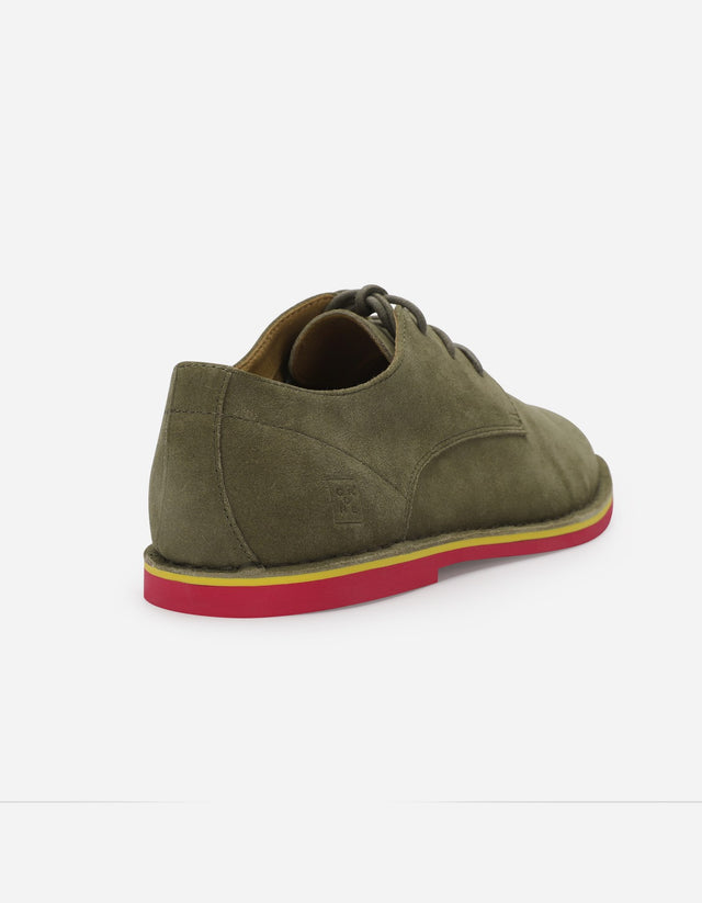 Zapatos Hombre Cuero Parkguell-0-01 Verde