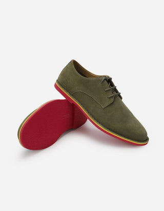 Zapatos Hombre Cuero Parkguell-0-01 Verde