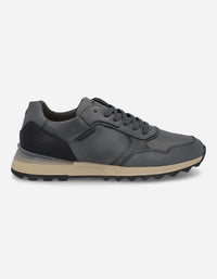 Bullboxer Zapatillas Hombre Cordones Cuero Pazin-0-38 Gris