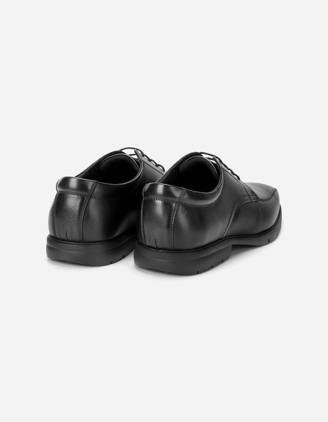 Zapatos Formal Hombre Piuma Punta Costura Negro