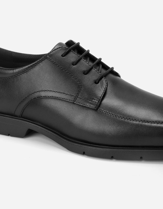 Zapatos Formal Hombre Piuma Punta Costura Negro