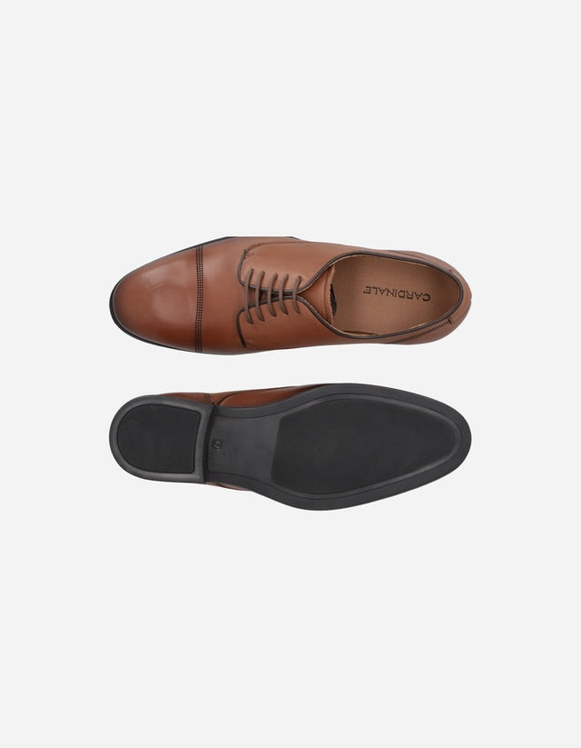 Zapatos Hombre Formales Cuero Porto-0-90 Café