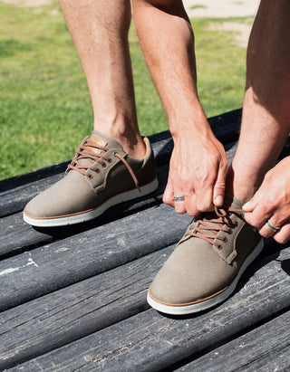 Zapatillas Hombre Textil Prades-0-82 Taupé