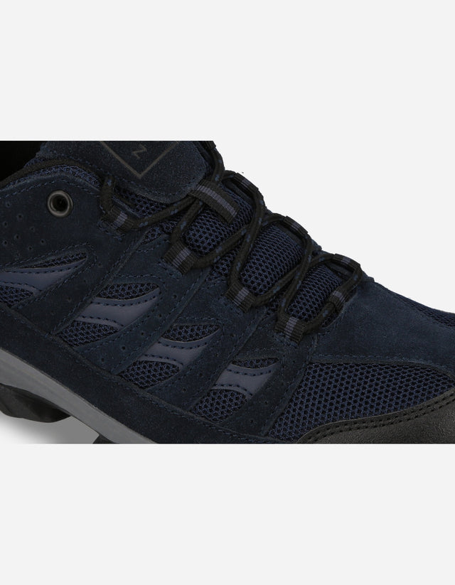 Zapatilla Outdoor Hombre Cuero Praz Azul