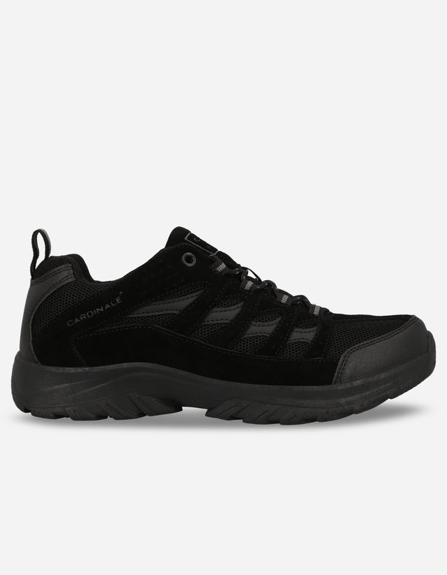 Zapatilla Outdoor Hombre Waterproof Cuero Praz Negro