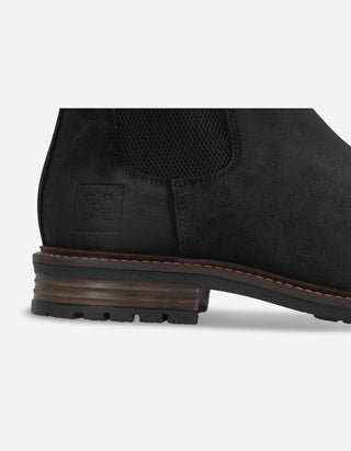 Botines Hombre Cuero Rail-6-83 Negro