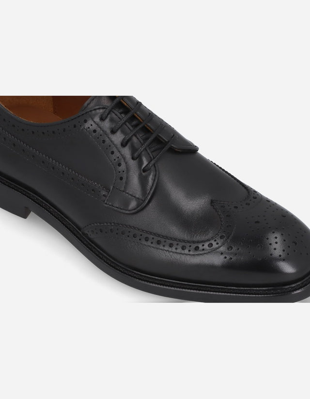 Zapatos Hombre Suela Cuero Regent-0-01 Negro