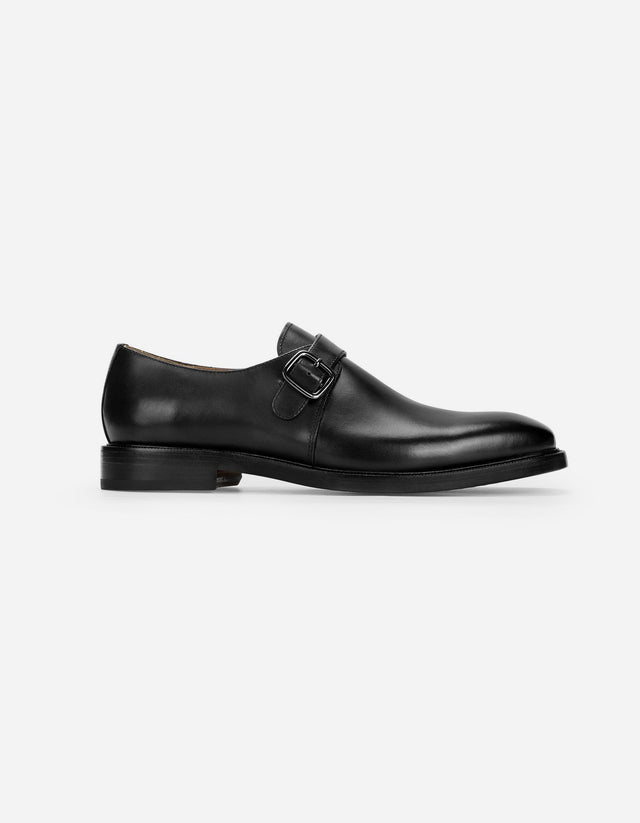 Zapatos Formal Hombre Suela De Cuero Regent-1-04 Negro