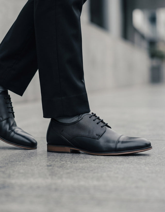Zapatos Hombre Cuero Rivoli-0-01 Negro