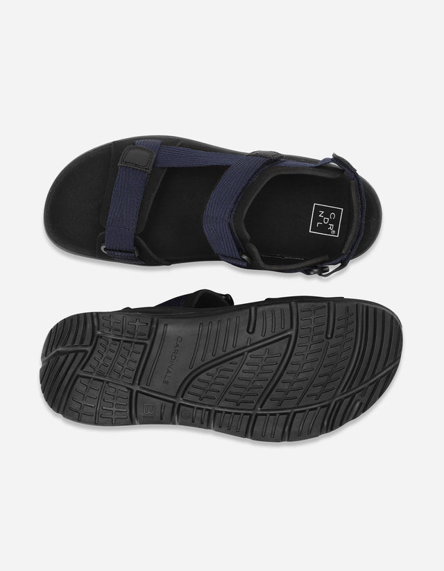 Sandalias Hombre Textil Safari-9-02 Azul