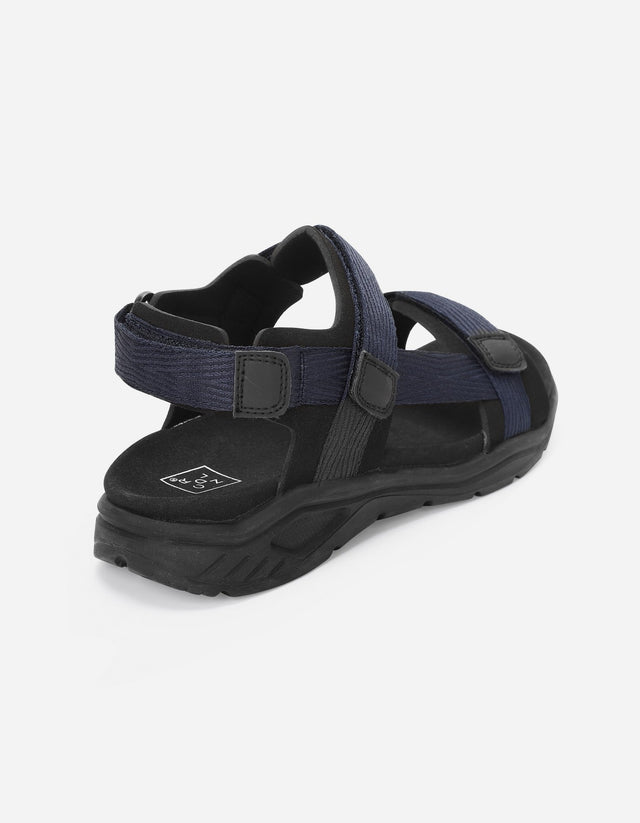 Sandalias Hombre Textil Safari-9-02 Azul