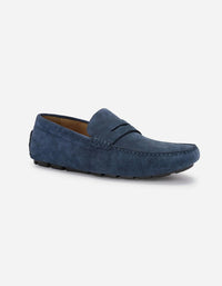 Mocasines Hombre Cuero Sand-4-02 Azul