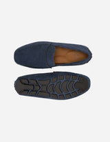 Mocasines Hombre Cuero Sand-4-02 Azul