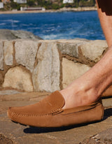 Mocasines Hombre Cuero Sand-4-02 Café